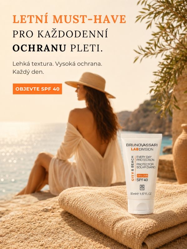 Bruno Vassari City & Beach SPF 40 — krém s vysokou ochranou pro každodenní použití